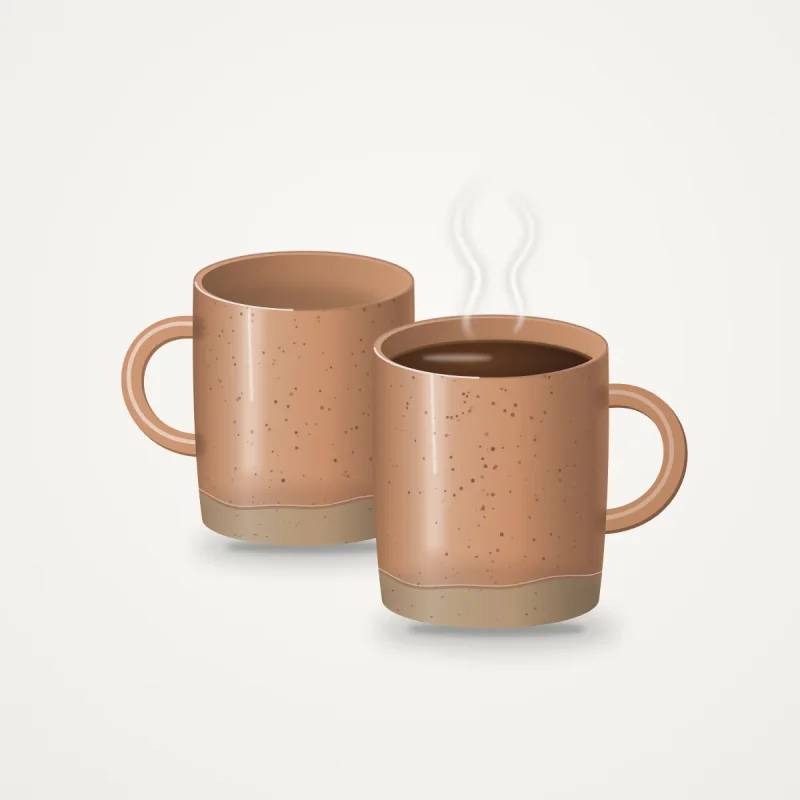 Havenly Stoneware Mug Set of 2