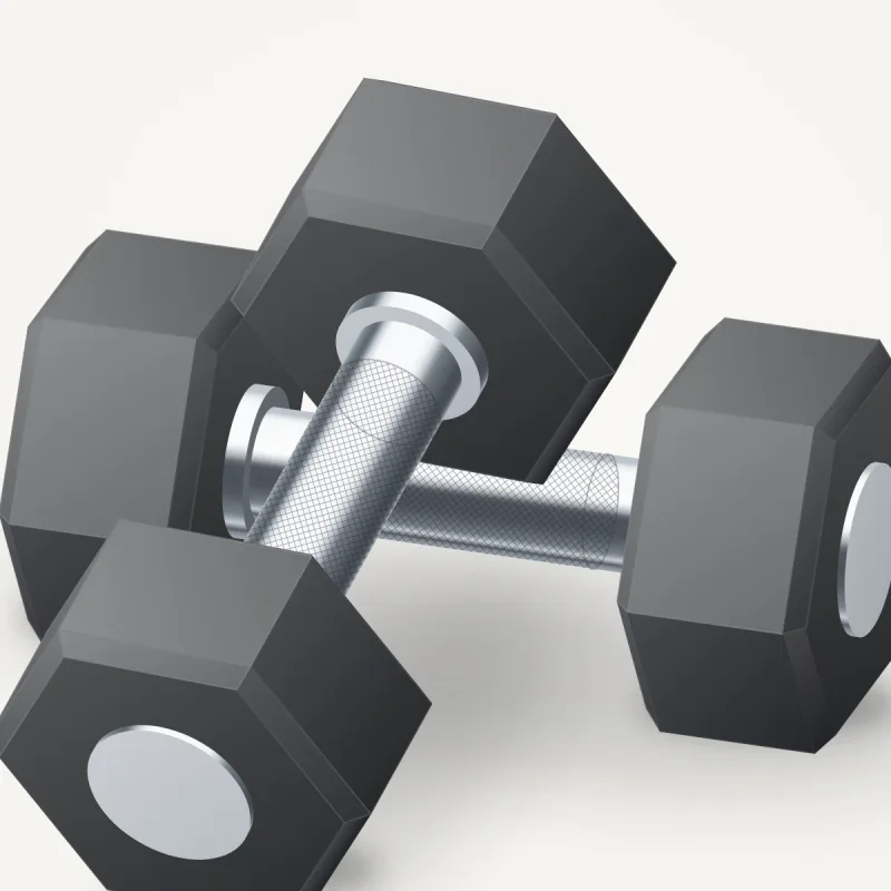 Peak Motion Hex Dumbbell Pair