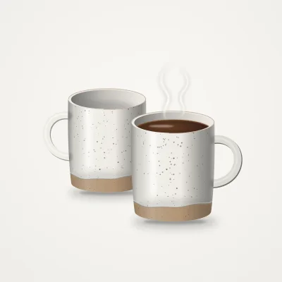 Havenly Stoneware Mug Set of 2