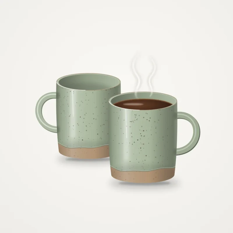Havenly Stoneware Mug Set of 2