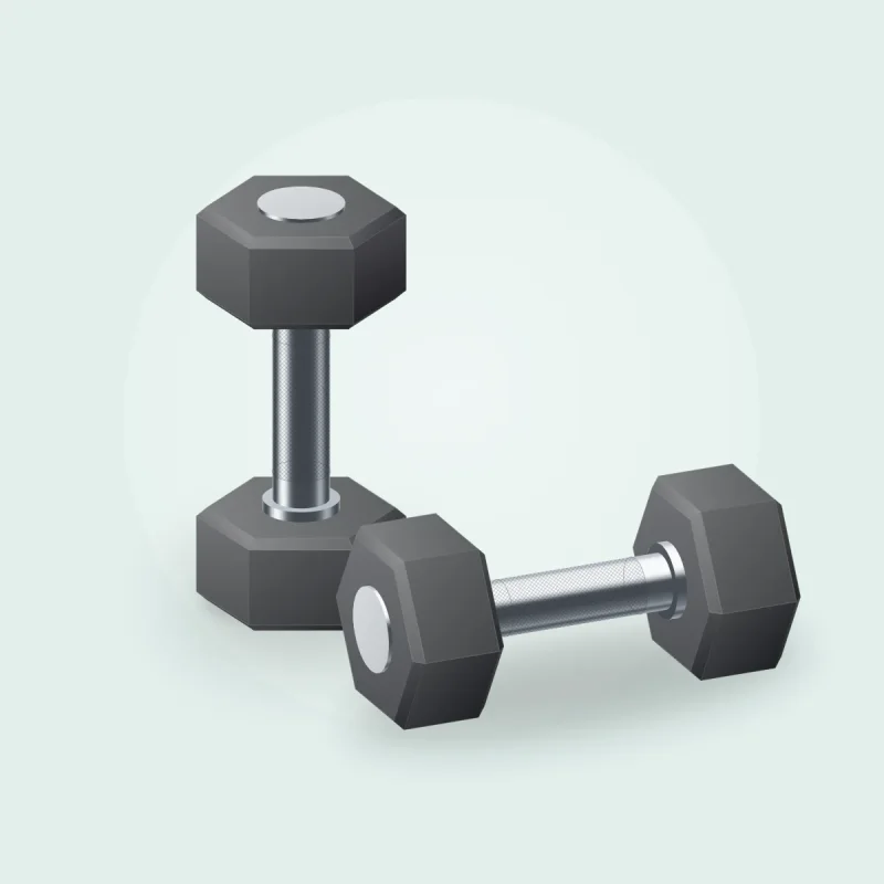 Peak Motion Hex Dumbbell Pair